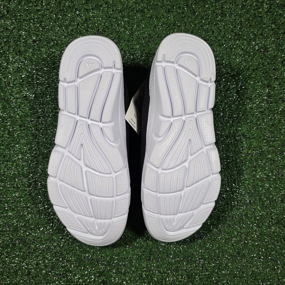 Adidas Cloudfoam Flex Laces - Core Black / Cloud White -Men's 10 NIB - Picture 5 of 7